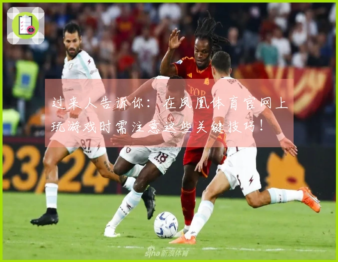 过来人告诉你：在凤凰体育官网上玩游戏时需注意这些关键技巧！